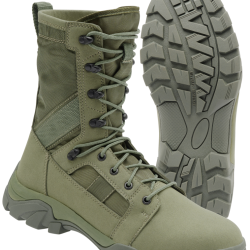 Chaussures tactiques Brandit Defense microfibre et nylon 600D Vert olive EU