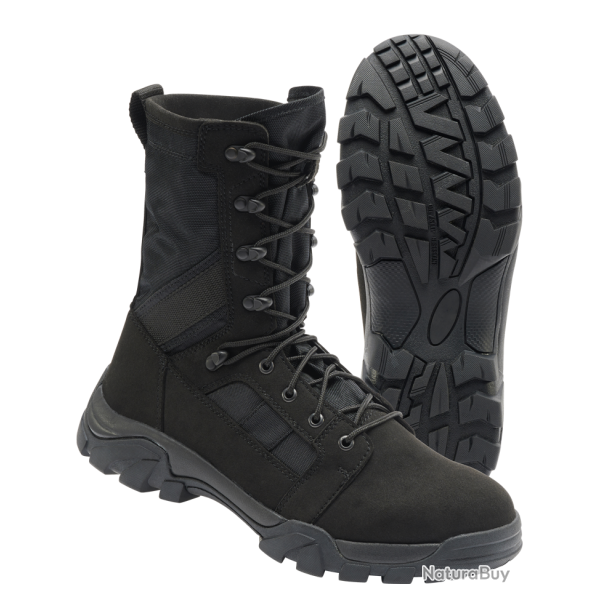 Chaussures tactiques Brandit Defense microfibre et nylon 600D Noir EU