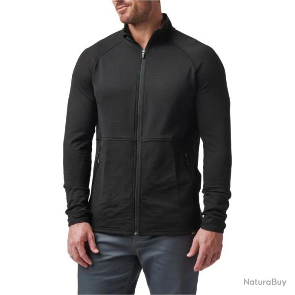Chemise 5.11 Tactical Stratos Full Zip Noir