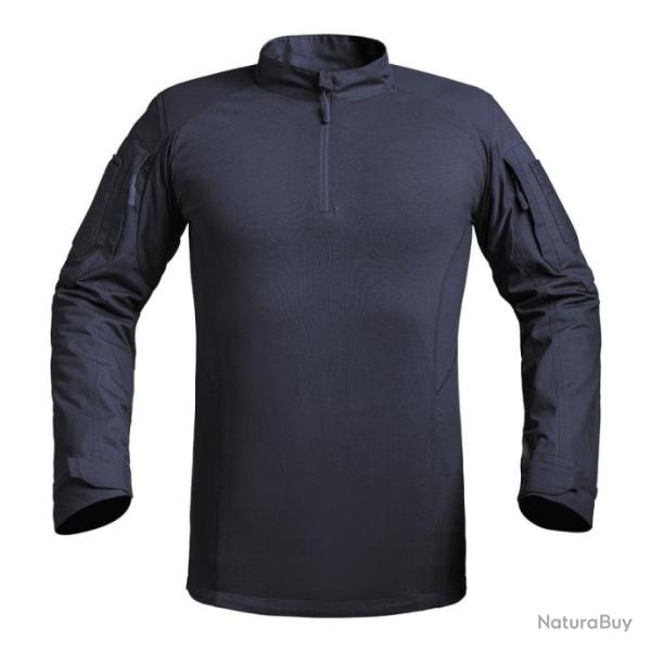 Chemise UBAS A10 Equipment Fighter V2 Bleu marine