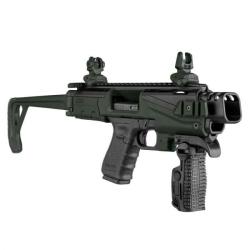 Kit de conversion FAB Defense KPOS Scout hybride aluminium-polym&egrave;re pour Glock - Noir