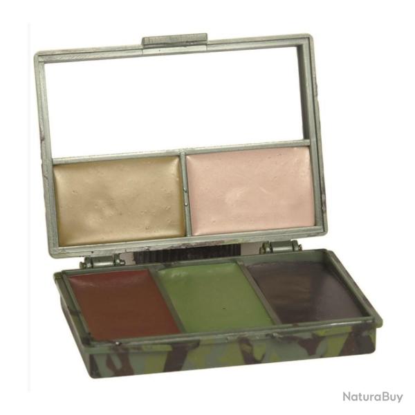 Cr�me de camouflage Mil-Tec Set 5 couleurs + miroir - Camo
