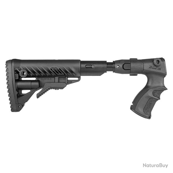 Crosse amortissante et r�tractable style M4 FAB Defense AGR 870 FK SB - pour Remington 870 - Noir