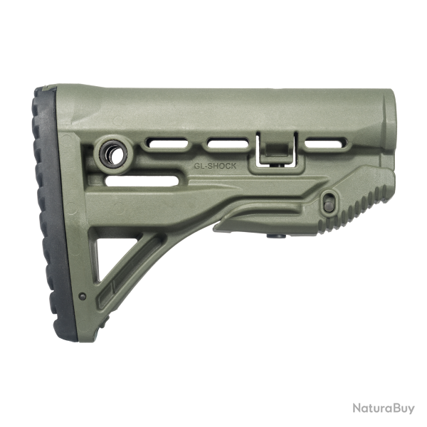 Crosse FAB Defense  absorbtion de recul GL-SHOCK pour AR15/M4/HK416 - Vert olive