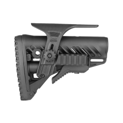 Crosse FAB Defense GLR-16 PCP pour AR15 / M4 / HK416 avec appui joue - Noir