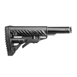 Crosse pliante FAB Defense M4-SAIGA avec tube t&eacute;lescopique pour Saiga - Noir