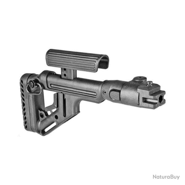 Crosse pliante FAB Defense UAS-AK P avec appui joue intgr pour AKM-47 - Noir