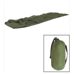 Drap doublure pour sac de couchage Mil-Tec en polycoton 190 &times; 80 cm - Vert olive