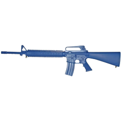 Fusil d'entra&icirc;nement Blueguns AR15 A2 avec rail - Bleu / AR15 A2 + Rail / Poids factice