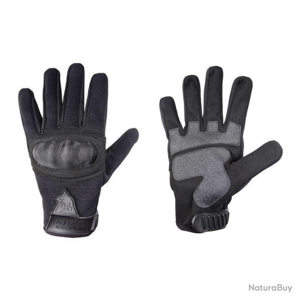 Gants anti coupure Ares � coque doublure HMPE niveau 3 dos Noir