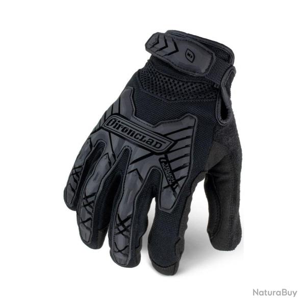 Gants Ironclad Command Impact compatibles cran tactile Noir