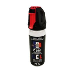 A&eacute;rosol de d&eacute;fense CBM gel lacrymog&egrave;ne CS + Capot Accusol 50 ml - Autre / 50 ml / Capot Accusol