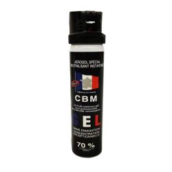 A&eacute;rosol de d&eacute;fense CBM gel lacrymog&egrave;ne CS + Capot Clapet 75 ml - Autre / 75 ml / Capot Clapet