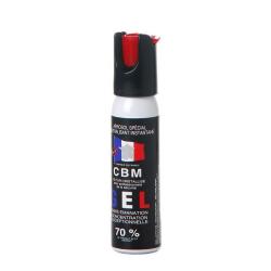 A&eacute;rosol de d&eacute;fense CBM gel lacrymog&egrave;ne CS + Capot 1/4 tour 25 ml - Autre / 25 ml / Capot 1/4 tour