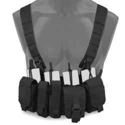 Gilet Chest Rig Kinetic Bulldog Tactical Gear - Noir