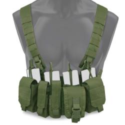 Gilet Chest Rig Kinetic Bulldog Tactical Gear - Vert olive