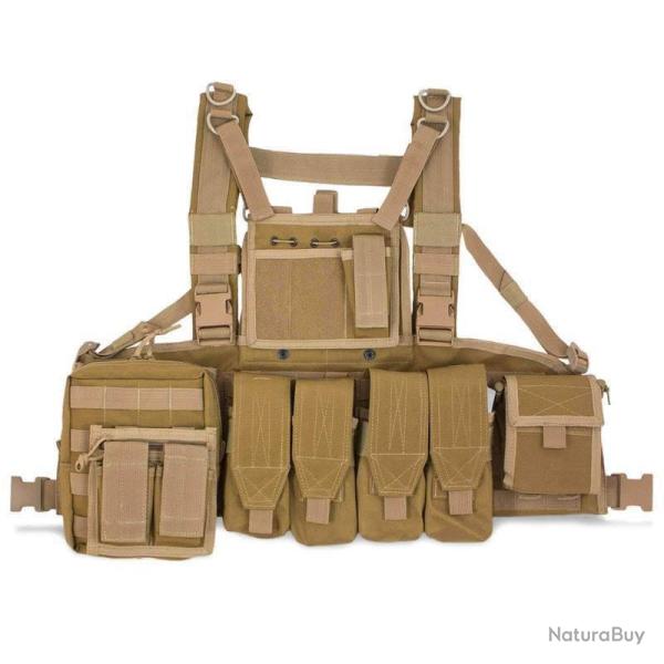 Gilet Chest Rig Operator Bulldog Tactical Gear - Coyote