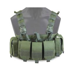 Gilet Chest Rig MK2 ESSENTIAL AK47 Bulldog Tactical Gear - Vert Olive