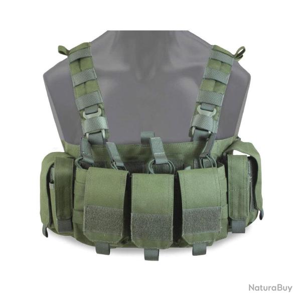 Gilet Chest Rig MK2 ESSENTIAL AK47 Bulldog Tactical Gear - Vert Olive