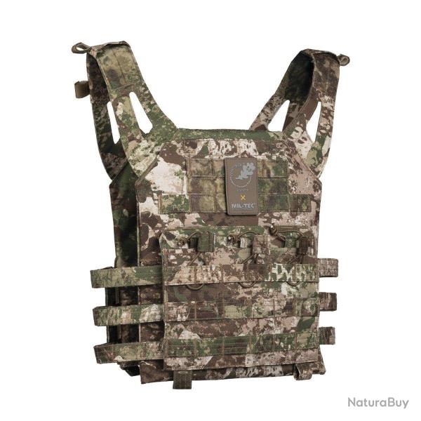 Gilet porte-plaques Mil-Tec GEN II CIV-TEC polyester 600D Oxford avec plaques factices - WASP I Z2