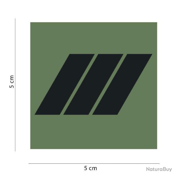 Grade Gendarmerie Basse Visibilit VO - Vert olive / Brigadier Chef / MDL Chef