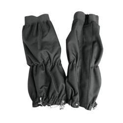 Gu&ecirc;tres imperm&eacute;ables Mil-Tec en polyester Ripstop enduit polyur&eacute;thane avec c&acirc;ble acier - Noir