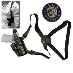 Holster d'&eacute;paule Vega Glock 17/19 - Noir / SP 2022 / Droitier