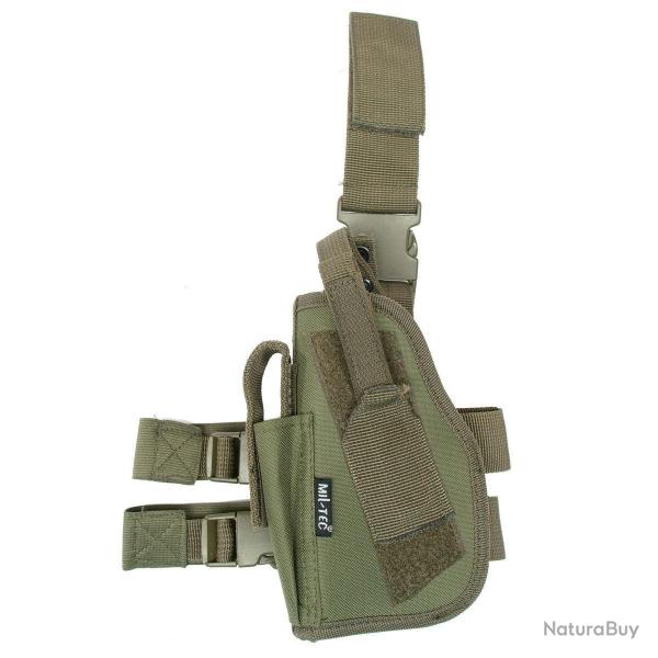 Holster de cuisse Mil-Tec STF03 - Vert / Universel / Gaucher