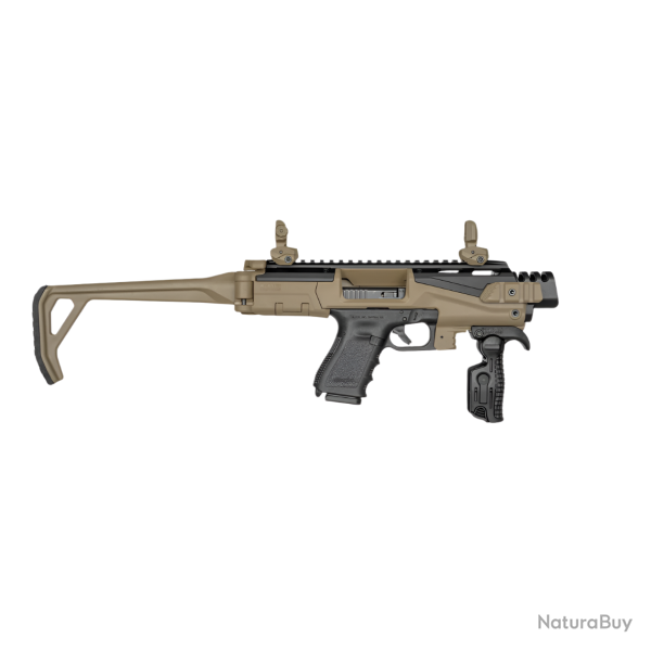 Kit de conversion KPOS Scout Advanced FAB Defense pour Glock et Sig - Coyote / Glock 17/19