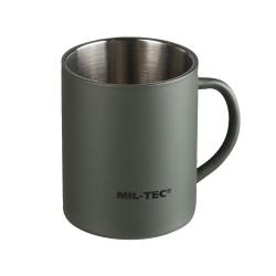 Mug isol&eacute; Mil-Tec Quart - Vert olive / 450 ml