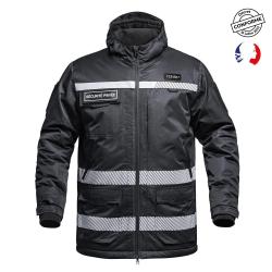 Parka A10 Equipment Hardshell S&Eacute;CU-ONE WF 150 haute visibilit&eacute; - Noir / XS