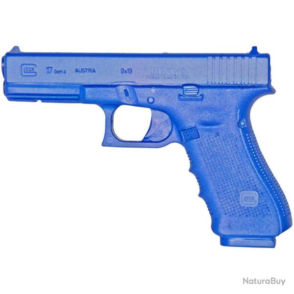 Pistolet d'entra�nement Blueguns Glock 17 poids r�el - Bleu