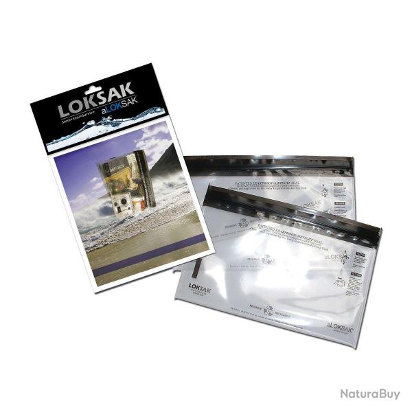 Poche �tanche Loksak ALOKSAK 9 x 6" (lot de 2) - Transparent
