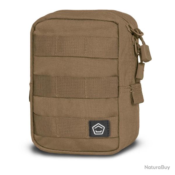 Pochette utilitaire 17 x 12 cm Pentagon Keros 100 % nylon - Coyote