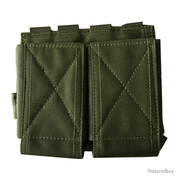 Porte-chargeur Double Elasticated Mag Bulldog Tactical Gear - Vert olive