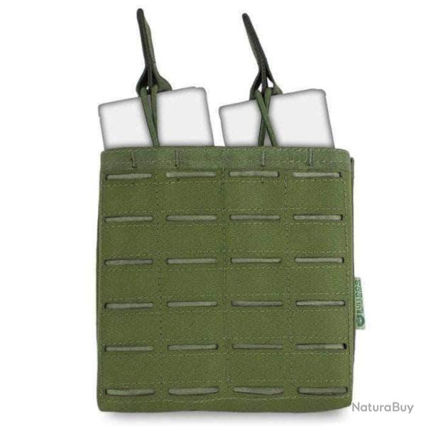 Porte-chargeur LAZER OPEN TOP 2X1 Bulldog Tactical Gear - Vert olive