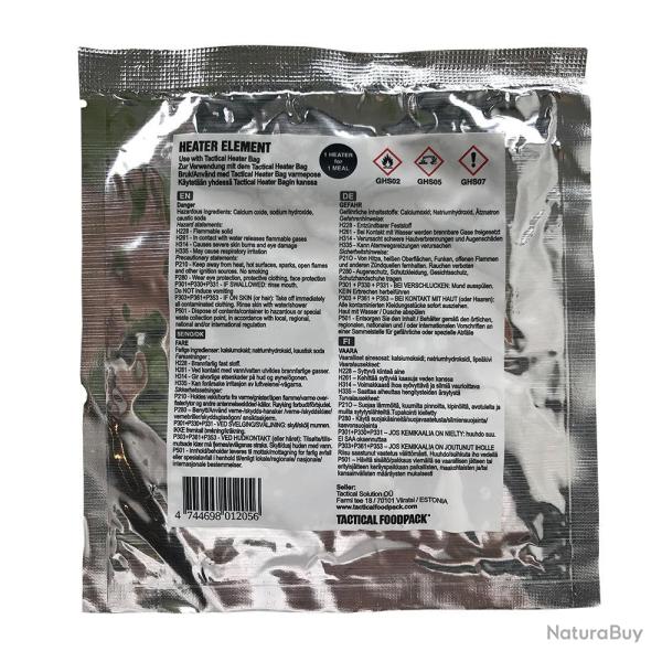 Accessoire de survie Tactical Foodpack R�actif chauffant - Autre