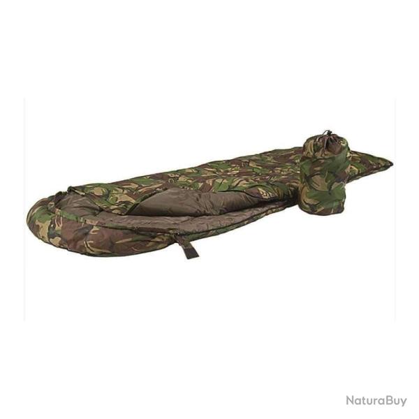 Sac de couchage Mil-Tec Couette - Woodland / Zip � droite