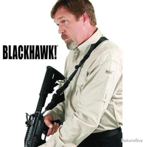 Sangle pour arme Blackhawk Dieter CQD 1 point - Noir