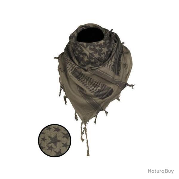 Shemagh Mil-Tec Stars - Vert