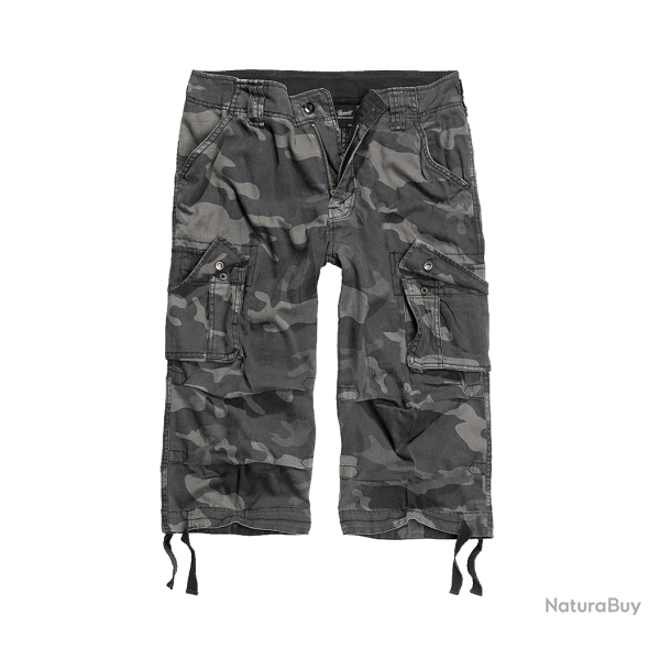 Short 3/4 Brandit Urban Legend en coton doubl� avec cordon - Dark Camo / 2XL