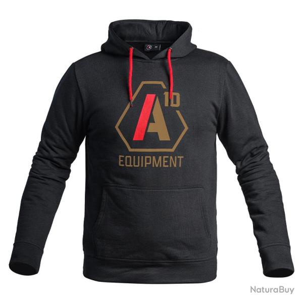 Sweat A10 Equipment SIGNATURE GEN 1 � capuche en 65 Logo Tan rouge