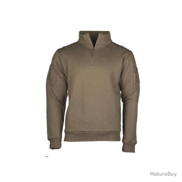 Sweat Mil Tec Tactical Zip Vert