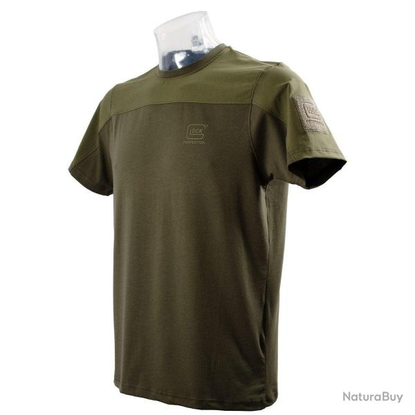 T shirt Glock Tactical Vert Olive