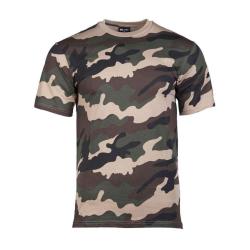 T-shirt Mil-Tec manches courtes en coton single jersey 140-145 g/m&sup2; - CCE / S