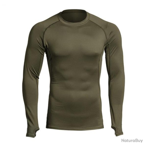 T shirt thermorgulateur A10 Equipment Thermo Performer Vert Olive