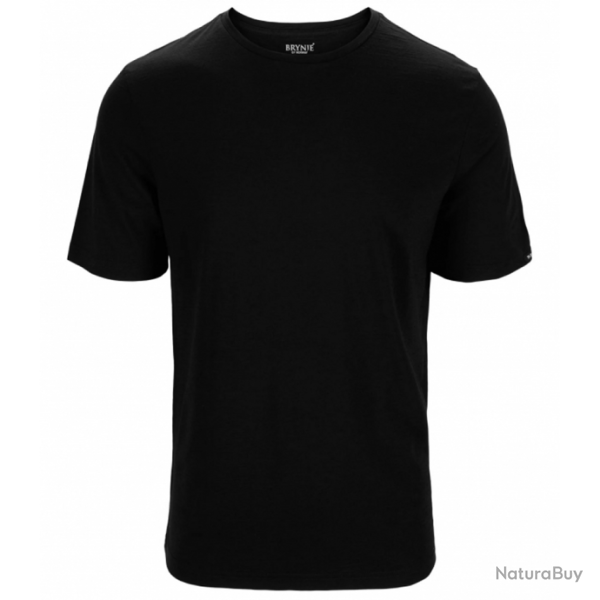 T shirt thermorgulateur Brynje Classic Wool Light Noir