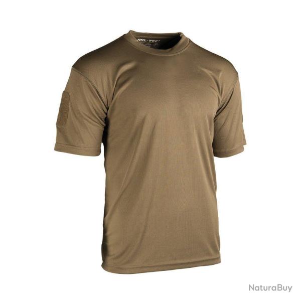 T shirt thermorgulateur Mil Tec Quick Dry Dark Coyote
