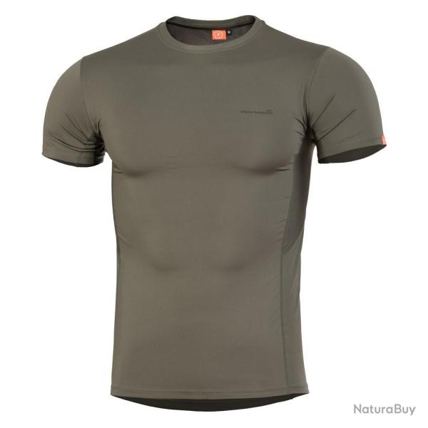 T shirt thermor�gulateur Pentagon APOLLO TAC FRESH Vert olive