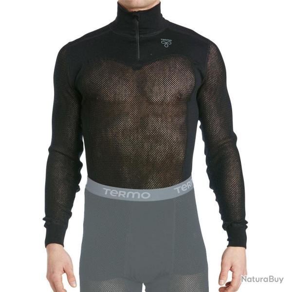 T shirt Thermorgulateur Termo Original Woolnet ml Noir